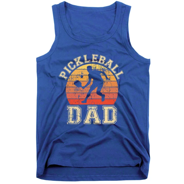 Pickleball Dad Funny Love Pickleball Player Father Daddy Funny Gift Tank Top