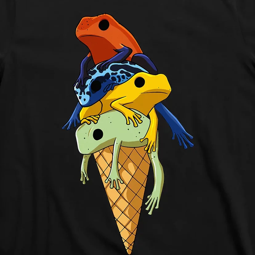 P.O.I.S.O.N Dart Frogs Ice Cream T-Shirt