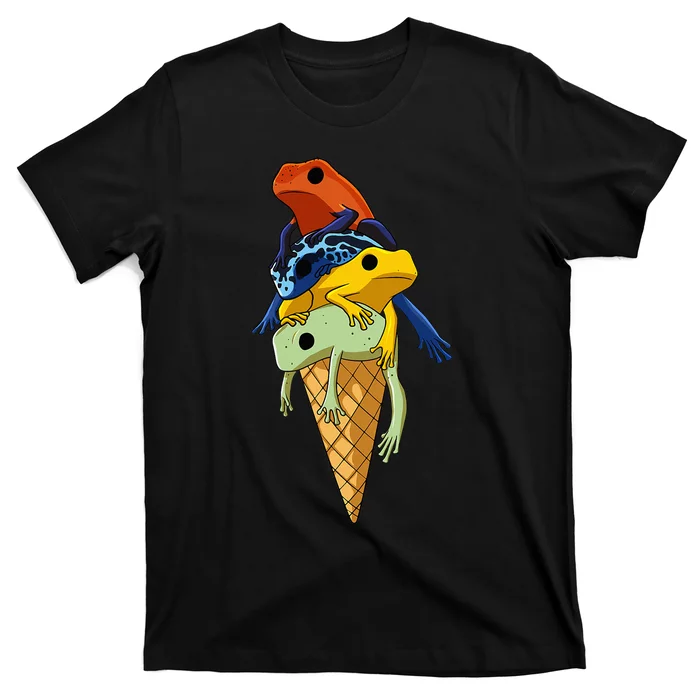 P.O.I.S.O.N Dart Frogs Ice Cream T-Shirt