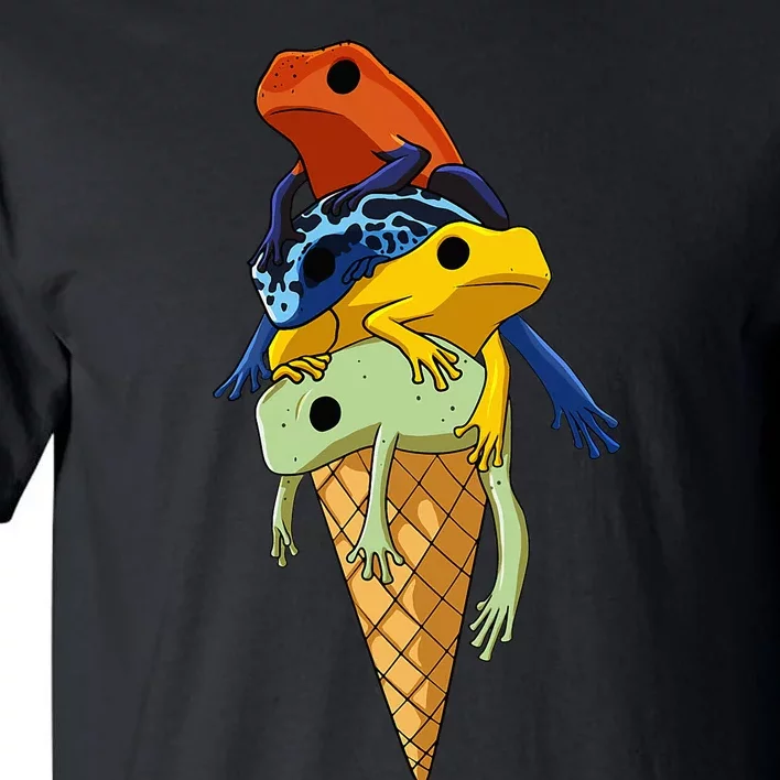 P.O.I.S.O.N Dart Frogs Ice Cream Tall T-Shirt