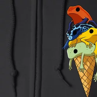 P.O.I.S.O.N Dart Frogs Ice Cream Full Zip Hoodie