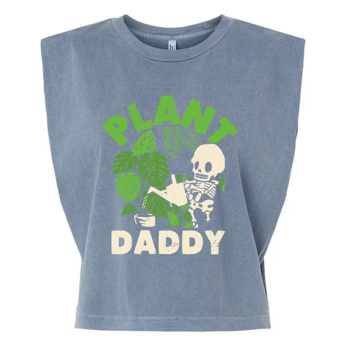 Plant Daddy Funny Gardening Houseplants Landscaping Gardener Garment-Dyed Women's Muscle Tee