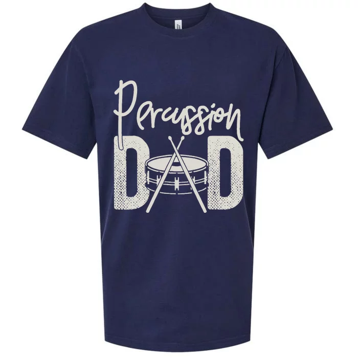 Percussion Dad Funny Marching Band For Percussionist Sueded Cloud Jersey T-Shirt