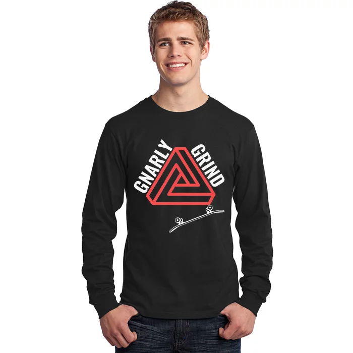 ProSkateboard Design for Athletes and Gnarly Grinders Long Sleeve Shirt