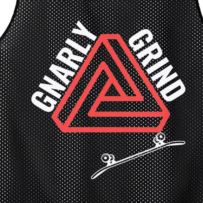 ProSkateboard Design for Athletes and Gnarly Grinders Mesh Reversible Basketball Jersey Tank