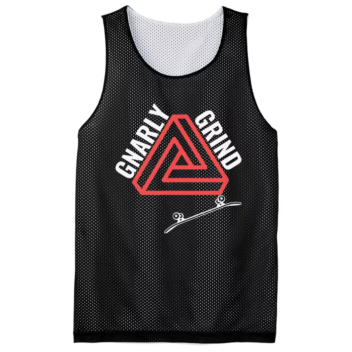 ProSkateboard Design for Athletes and Gnarly Grinders Mesh Reversible Basketball Jersey Tank