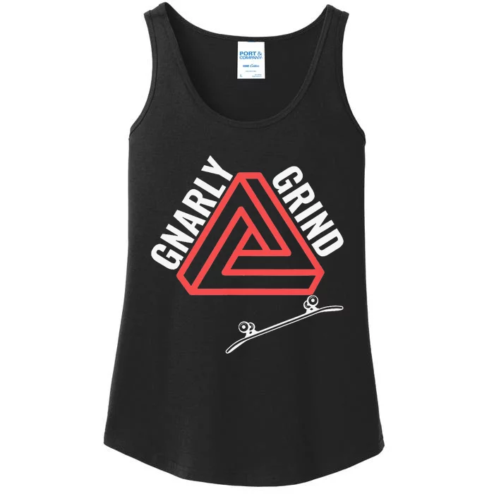 ProSkateboard Design for Athletes and Gnarly Grinders Ladies Essential Tank