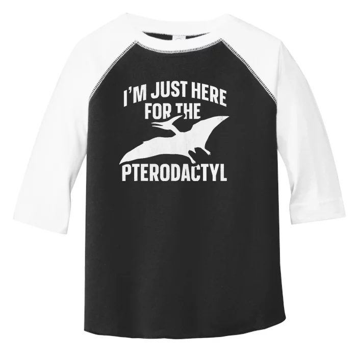 Pterodactyl Design for a Pterodactyl Toddler Toddler Fine Jersey T-Shirt