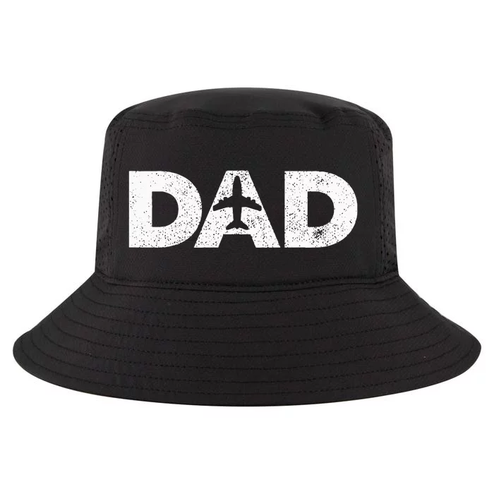 Pilot Dad Father's Day Gift for Airplane and Aviation Lover Cool Comfort Performance Bucket Hat