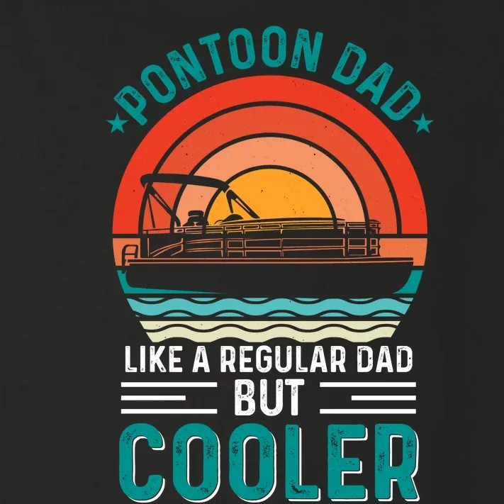 Pontoon Dad Fathers Day T Design Toddler Long Sleeve Shirt