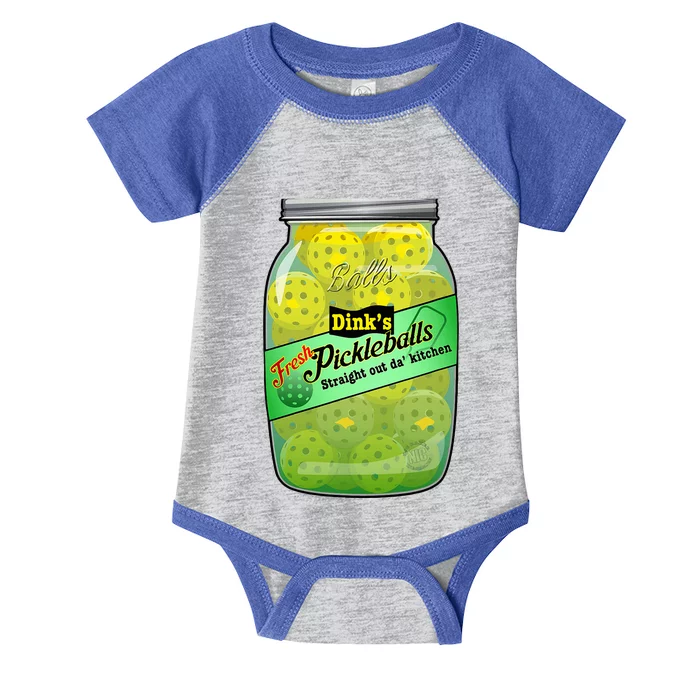 Pickleball Dink’S Fresh Pickleballs Infant Baby Jersey Bodysuit