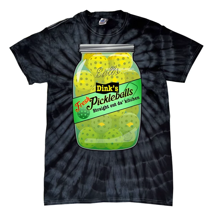 Pickleball Dink’S Fresh Pickleballs Tie-Dye T-Shirt