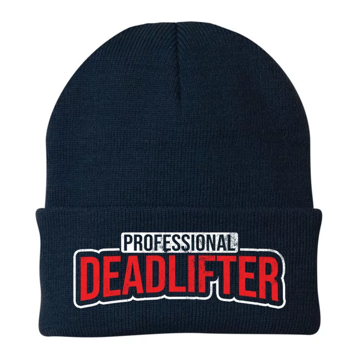 Professional Deadlifter Funeral Director Mortician Great Gift Knit Cap Winter Beanie