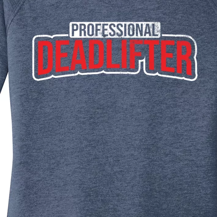 Professional Deadlifter Funeral Director Mortician Great Gift Women's Perfect Tri Tunic Long Sleeve Shirt