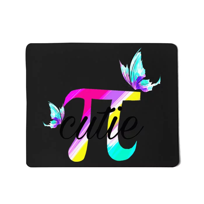 Pi Day Funny Cute Cutie Pi Pretty Math Butterfly Pi Mousepad