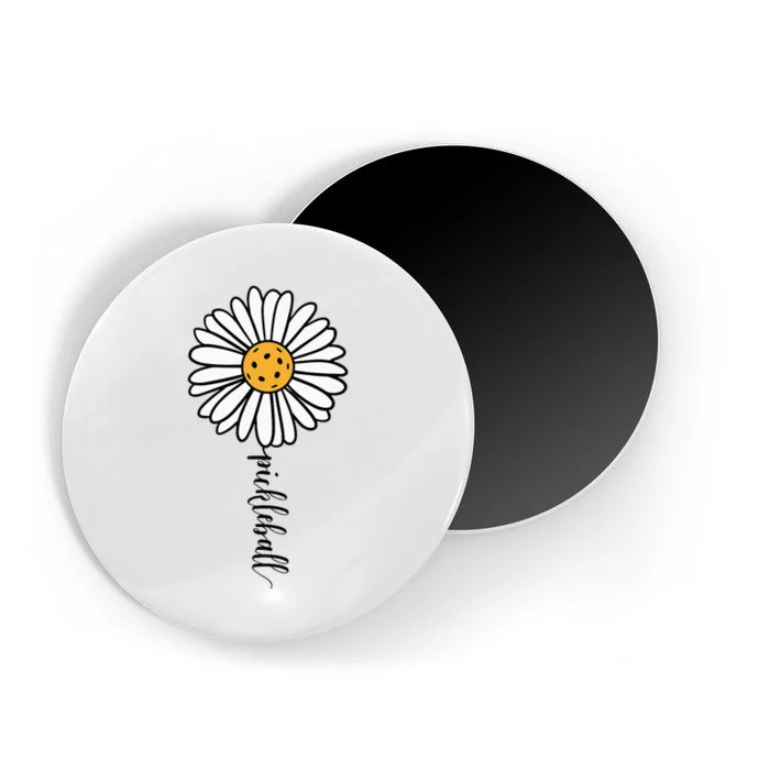 Pickleball Daisy Flower Magnet