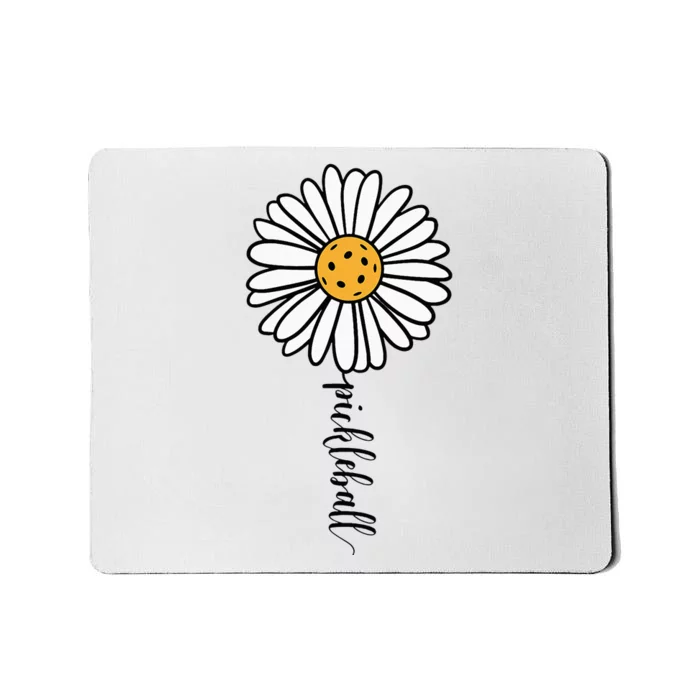 Pickleball Daisy Flower Mousepad