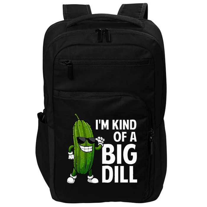 Pickle Design For Big Dill Pickle Lover Impact Tech Backpack