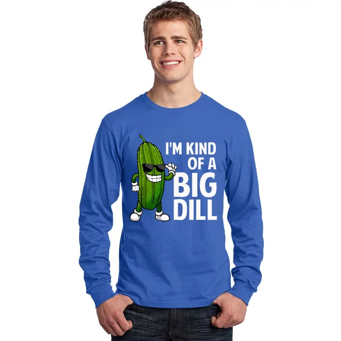 Pickle Design For Big Dill Pickle Lover Tall Long Sleeve T-Shirt