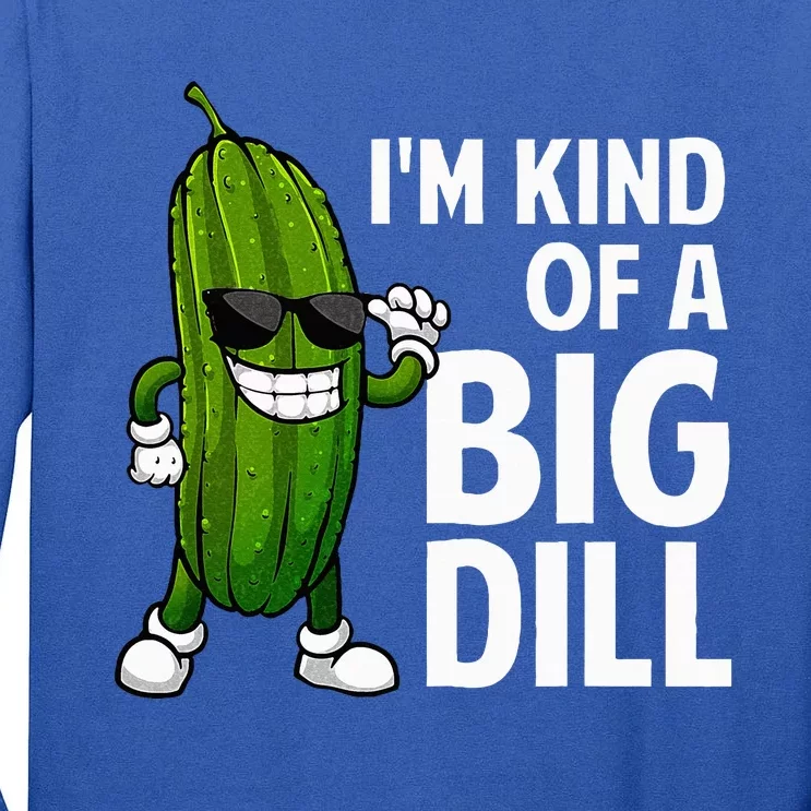 Pickle Design For Big Dill Pickle Lover Tall Long Sleeve T-Shirt