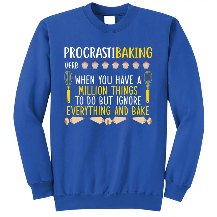 Procastibaking Definition Funny Cooking And Baking Gift Sweatshirt