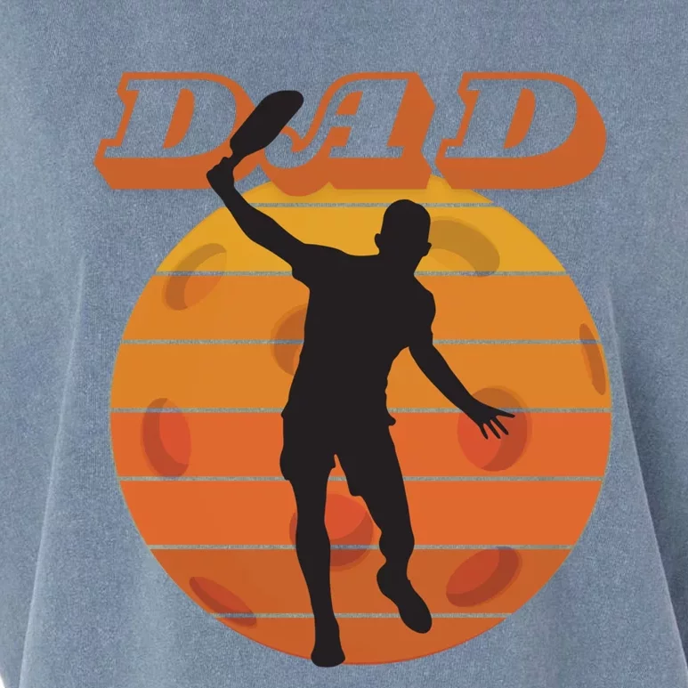 Pickleball Dad FatherS Day Pickleball Funny Pickleball Gift Garment-Dyed Women's Muscle Tee