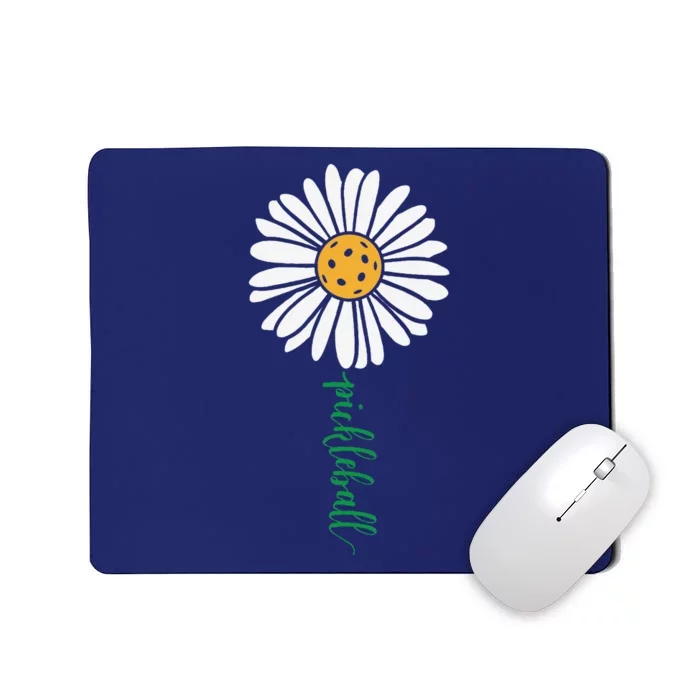 Pickleball Daisy Flower Mousepad