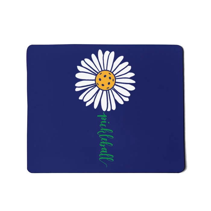 Pickleball Daisy Flower Mousepad