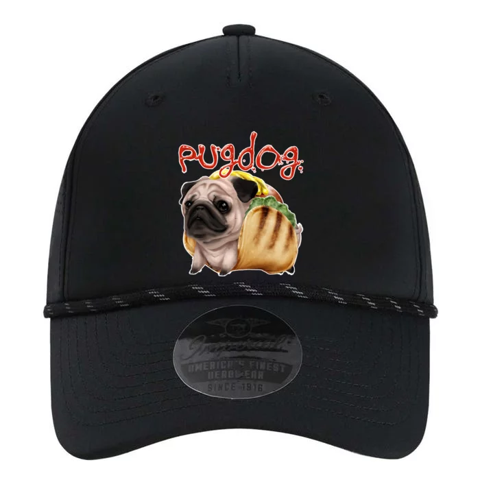 Pug Dog Funny Food Performance The Dyno Cap