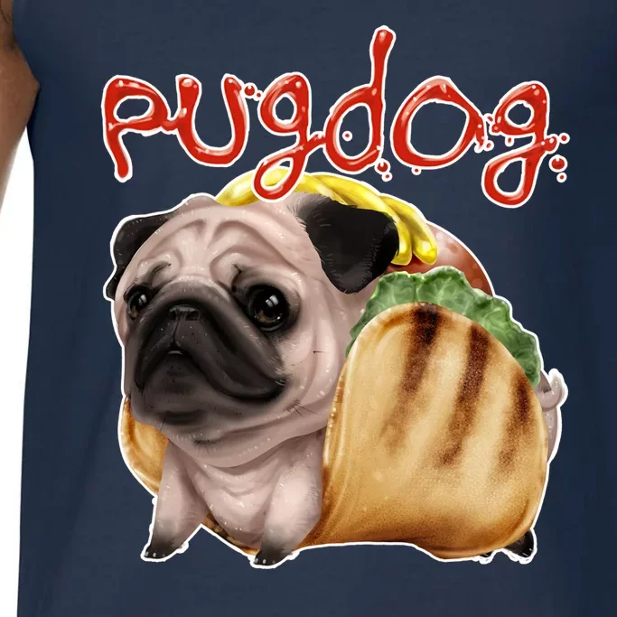 Pug Dog Funny Food Comfort Colors® Tank Top