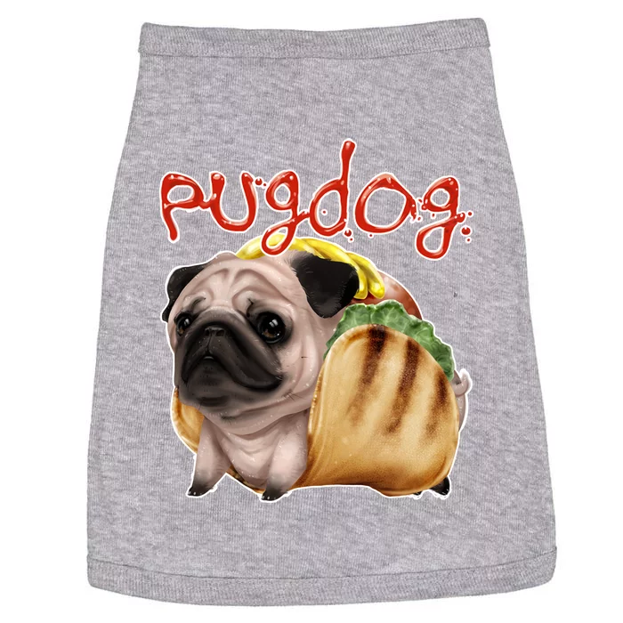 Pug Dog Funny Food Doggie Tank