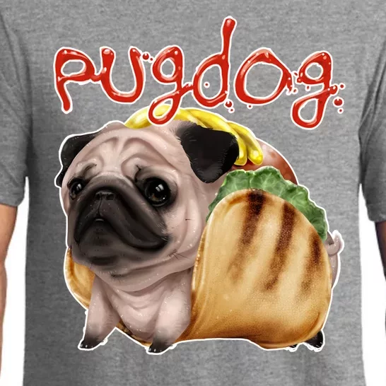 Pug Dog Funny Food Pajama Set