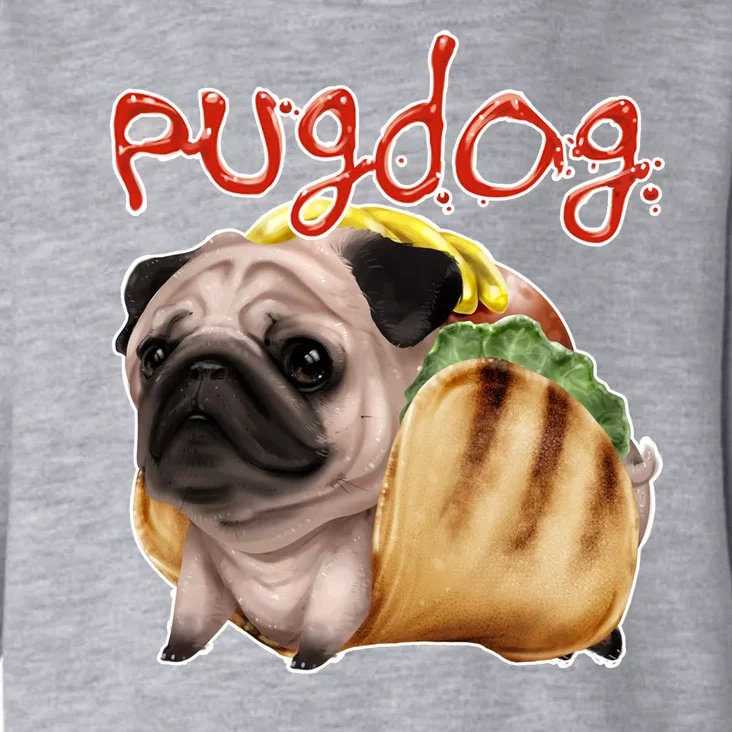 Pug Dog Funny Food Toddler Hoodie