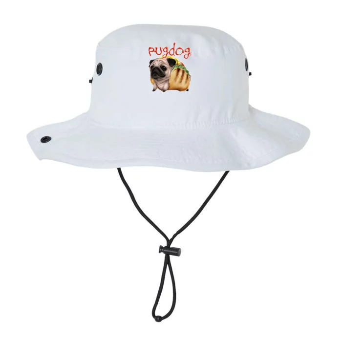 Pug Dog Funny Food Legacy Cool Fit Booney Bucket Hat