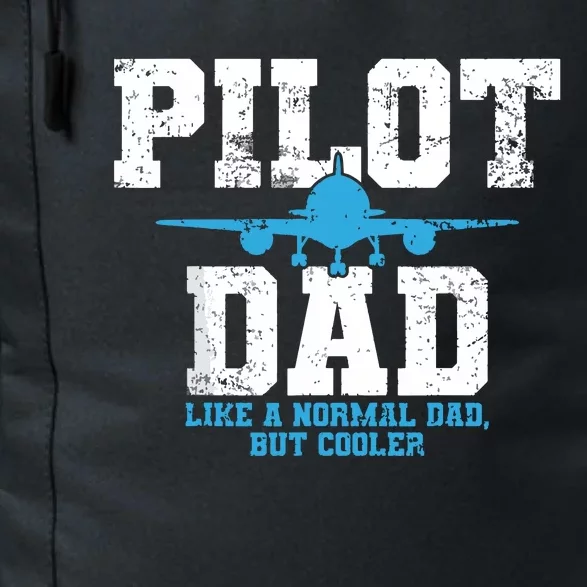 Pilot Dad Father Aviation Daily Commute Backpack