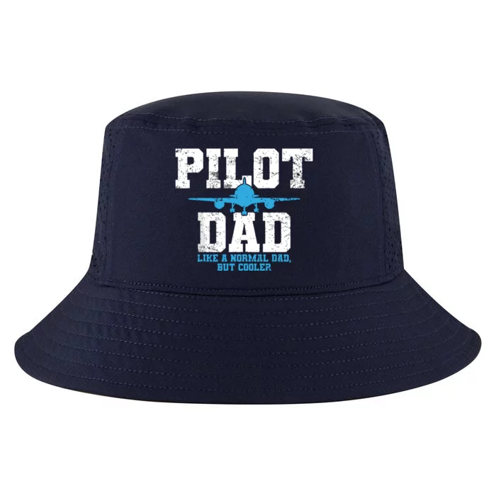 Pilot Dad Father Aviation Cool Comfort Performance Bucket Hat