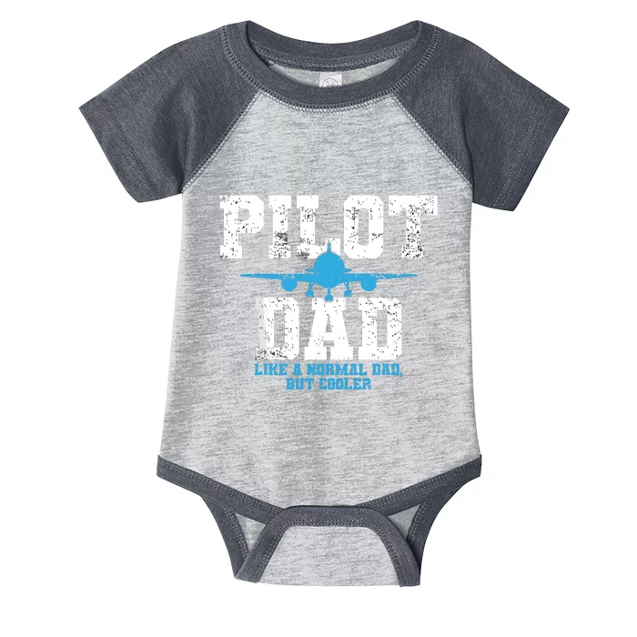 Pilot Dad Father Aviation Infant Baby Jersey Bodysuit