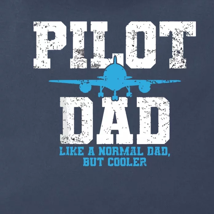 Pilot Dad Father Aviation Zip Tote Bag