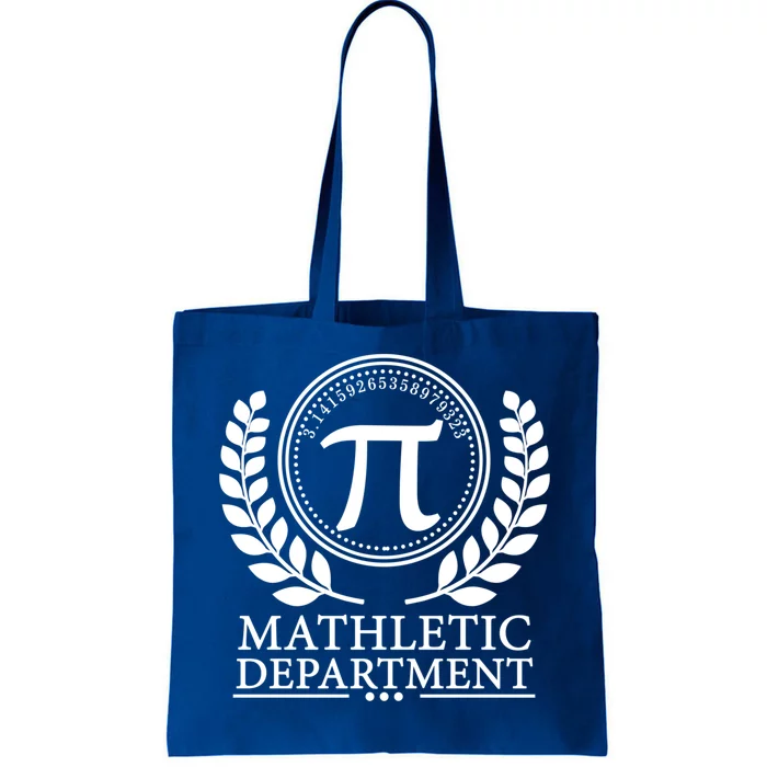 Pi Day Gift Mathletic Departt 3 14 Day Math Teacher Nerd Gift Tote Bag