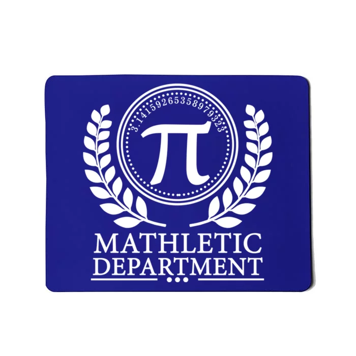 Pi Day Gift Mathletic Departt 3 14 Day Math Teacher Nerd Gift Mousepad