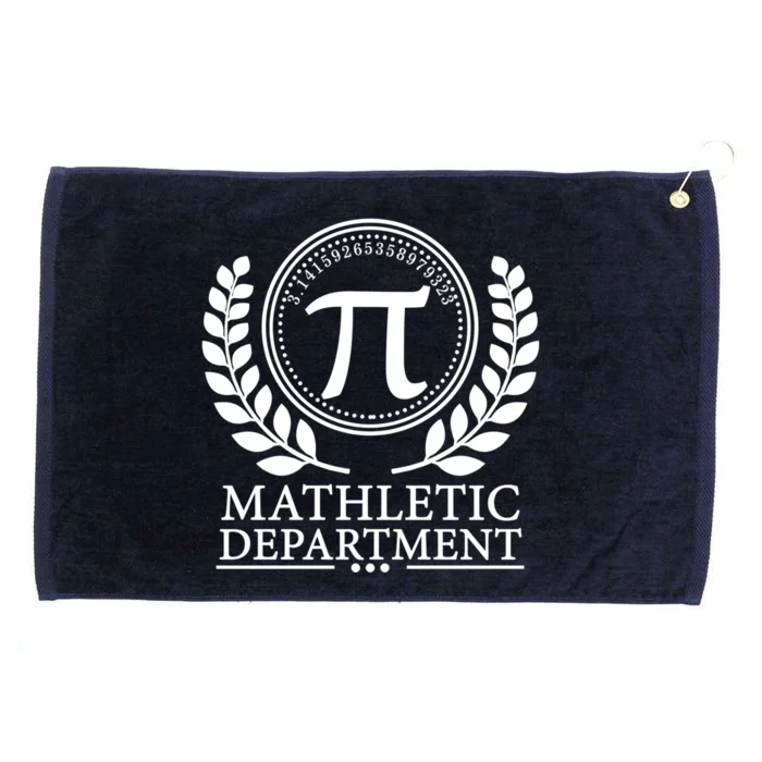 Pi Day Gift Mathletic Departt 3 14 Day Math Teacher Nerd Gift Grommeted Golf Towel