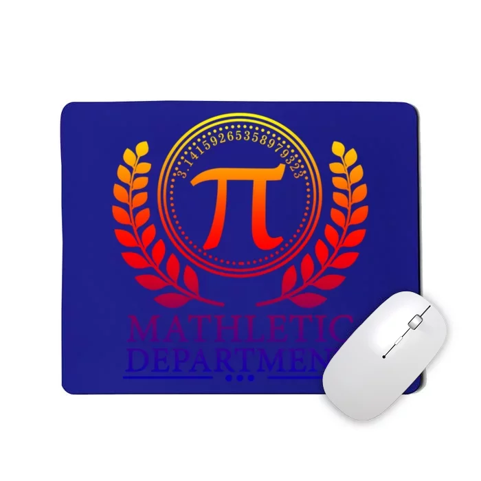 Pi Day Gift Mathletic Departt 3 14 Day Math Teacher Nerd Gift Mousepad