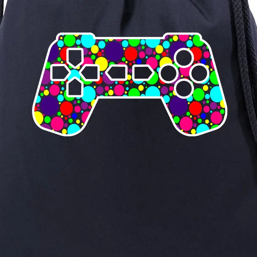 Polka Dots Gamer International Dot Day Drawstring Bag