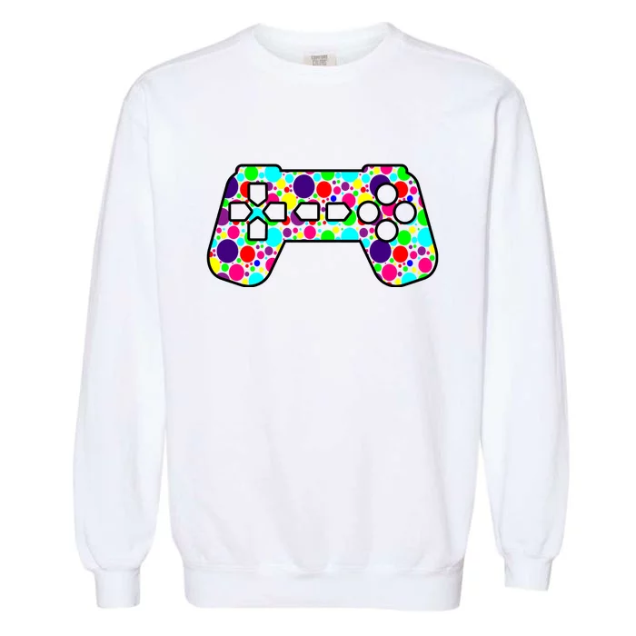 Polka Dots Gamer International Dot Day Garment-Dyed Sweatshirt