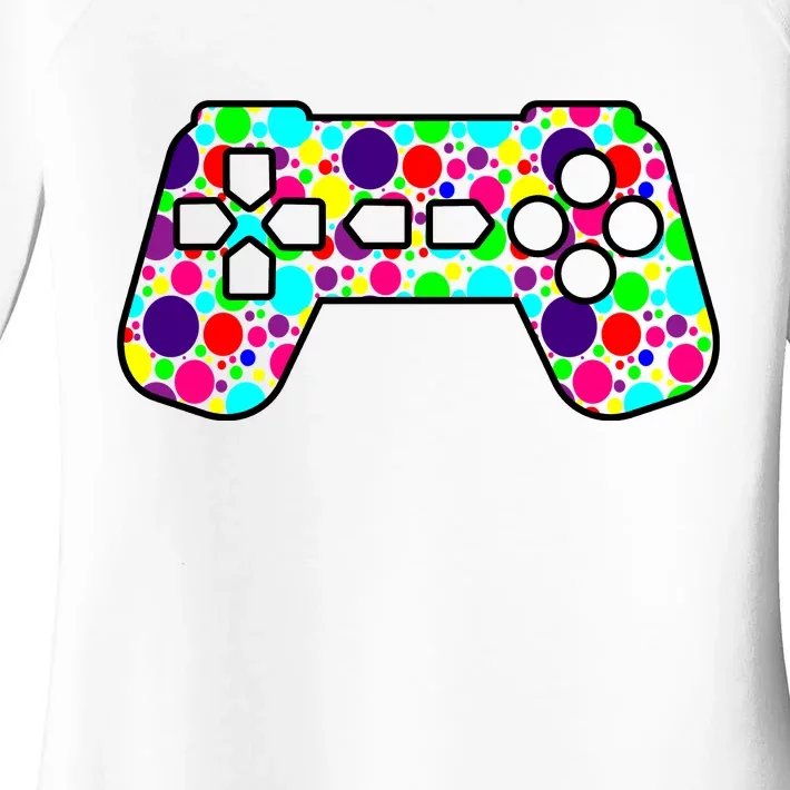 Polka Dots Gamer International Dot Day Women's Perfect Tri Tunic Long Sleeve Shirt