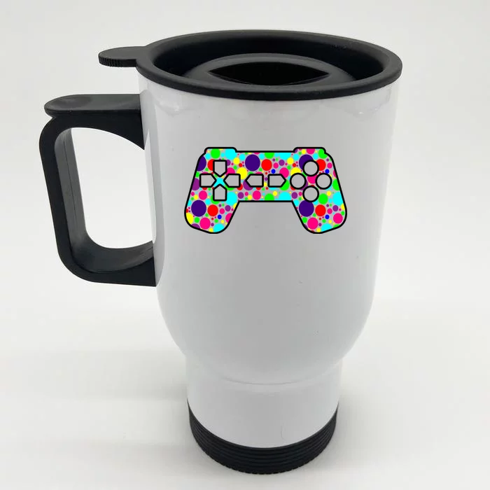 Polka Dots Gamer International Dot Day Front & Back Stainless Steel Travel Mug