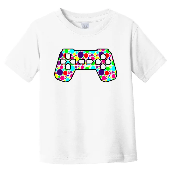 Polka Dots Gamer International Dot Day Toddler T-Shirt