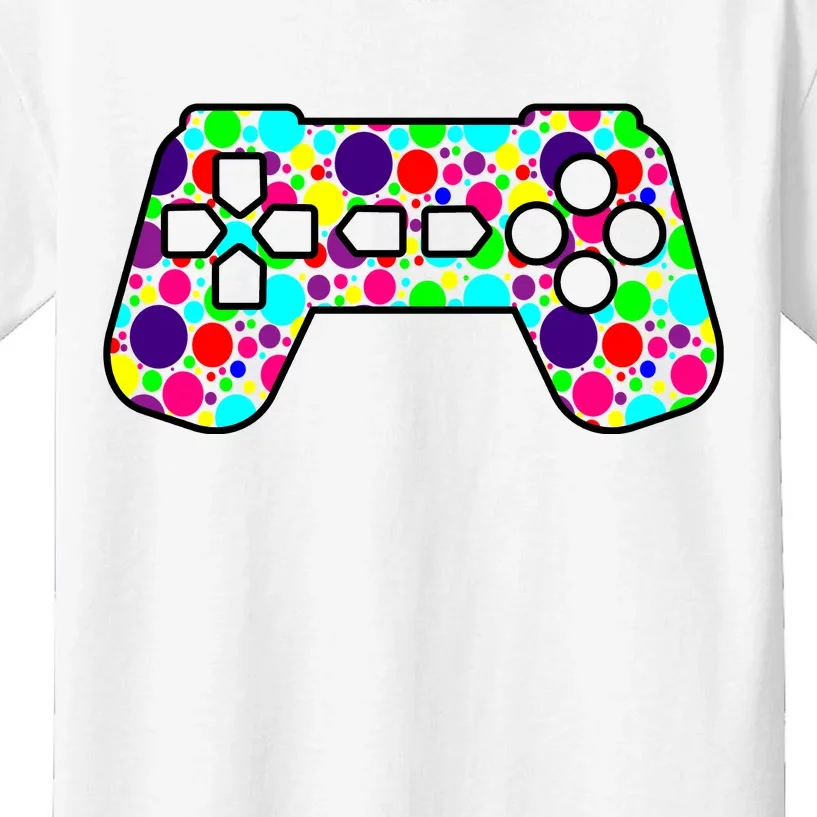 Polka Dots Gamer International Dot Day Kids T-Shirt