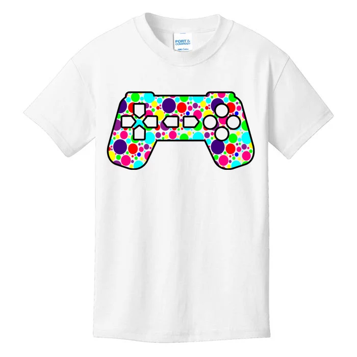 Polka Dots Gamer International Dot Day Kids T-Shirt