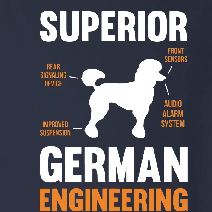 Poodle Dog Gifts Funny Superior German Engineering Toddler Long Sleeve Shirt